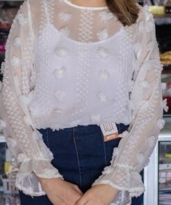 Blusa de vestir manga larga
